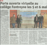 Article Le Dauph 2 mai21
